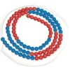 Rechenkette bis 100, rot/blau, 10er Schritte