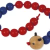 Rechenkette "Rechen-Raupe" bis 20, rot/blau, 5er Schritte