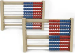 Rechenrahmen für 100-er Zahlenraum rot/blau
