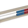 Rechenrahmen für 20-er Zahlenraum rot/blau, gerade Seitenteile