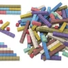 Rechenstäbe aus RE-Wood "Montessori-Farben", 100-tlg., im Karton "Montessori Premium"