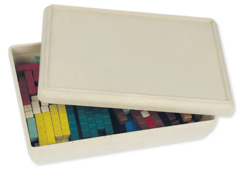 Rechenstäbe aus RE-Wood, 126-tlg., in Stapel-Box