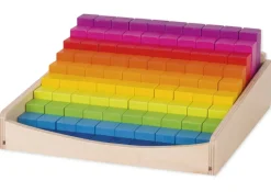 Rechenstäbe in Regenbogenfarben, 100-tlg.