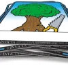 Recyclingkreislauf Holz