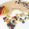 Regenbogen-Brett aus Holz, 45x22 cm