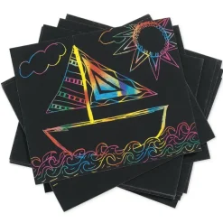 Regenbogen-Kratzpapier, 100 Blatt