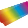 Regenbogen-Transparentpapier 22x51 cm, 25 Bogen
