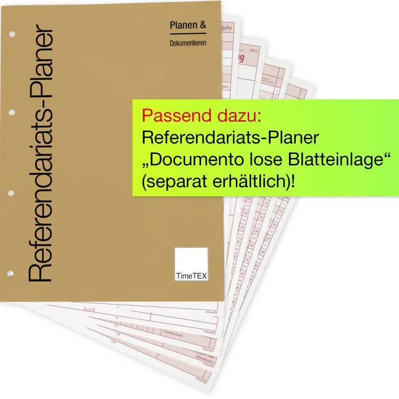 Ringbuch-Ordner für lose Blattsammlung Referendariats-Planer A4-Plus