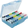 Sanduhren-Set 20-tlg., 9cm hoch, 2,5cm ø, in Koffer