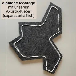 Schallabsorber Silentstar "EinStein" 3 Grautöne, 12 Stück