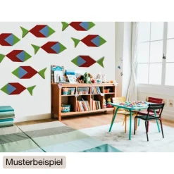 Schallabsorber Silentstar "4 Fische", 117x40 cm, 20-tlg.