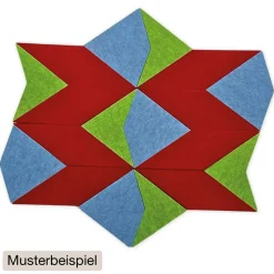 Schallabsorber Silentstar "Schnecke", 206x169 cm, 19-tlg.
