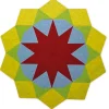 Schallabsorber Silentstar "Sonne", 200x210 cm, 40-tlg.