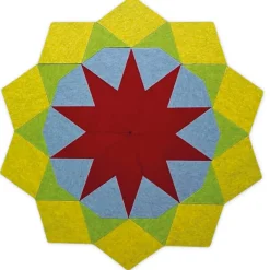 Schallabsorber Silentstar "Sonne", 200x210 cm, 40-tlg.