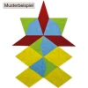 Schallabsorber Silentstar "4 Würfel", 133x137 cm, 16-tlg.