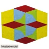 Schallabsorber Silentstar "4 Würfel", 83x85 cm, 16-tlg.