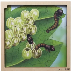 Schichten-Puzzle "Schmetterling" + gratis APP, 86-tlg.