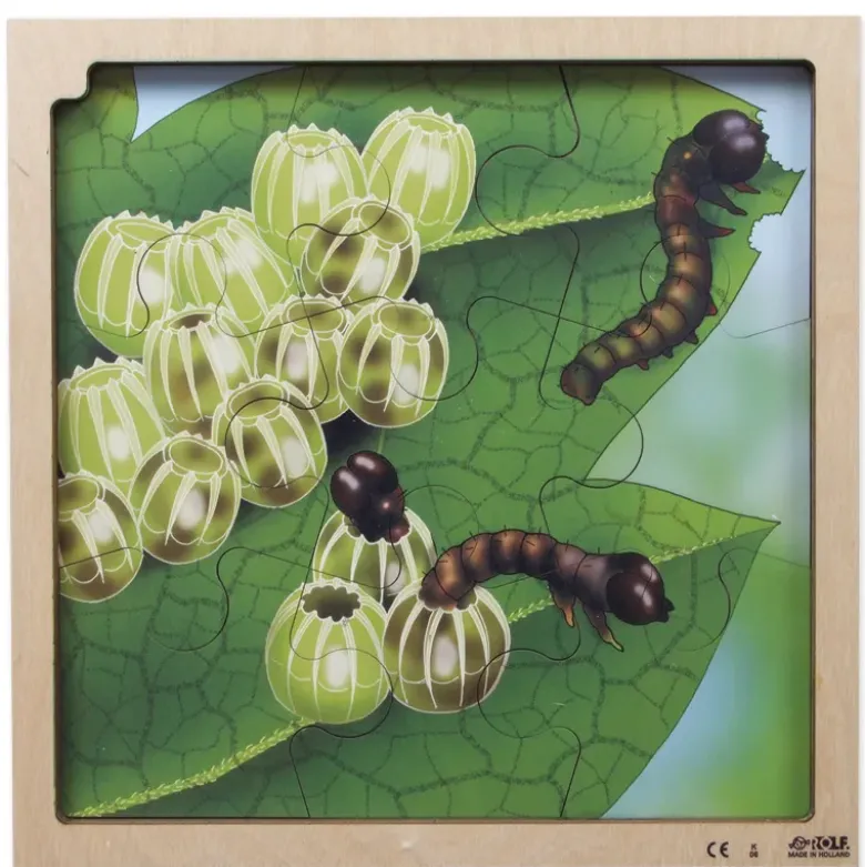 Schichten-Puzzle "Schmetterling" + gratis APP, 86-tlg.