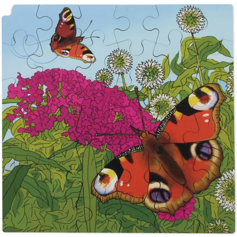 Schichten-Puzzle "Schmetterling" + gratis APP, 86-tlg.