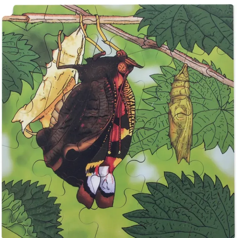 Schichten-Puzzle "Schmetterling" + gratis APP, 86-tlg.