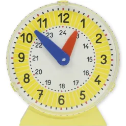 Schüler-Uhr mit Ziffernblatt-Abdeckung, einzeln, ca. 11 cm ø
