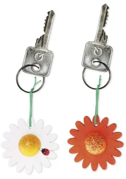 Schlüsselanhänger "Blume", 2 Stück