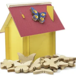 Schmetterlinge aus Holz, klein, 20 Stück