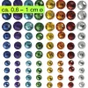 Schmuck-Steine "Regenbogen", selbstklebend, 80-tlg.