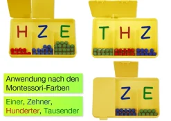Schüttelbox 3-tlg., mit 20 Perlen