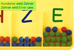 Schüttelbox 3-tlg., mit 20 Perlen