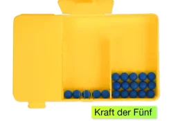 Schüttelbox 3-tlg., mit 20 Perlen