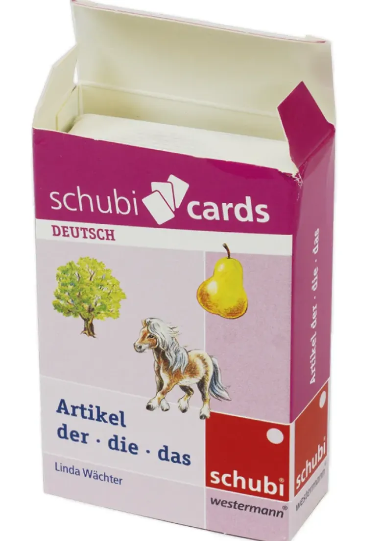 Schubicards Deutsch "Artikel der - die - das"