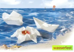 Schwimmpapier-Faltblätter 20x20 cm, 20 Blatt