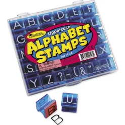 Set Alphabet-Stempel Großbuchstaben, 34-tlg.