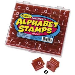 Set Alphabet-Stempel Kleinbuchstaben, 34-tlg.