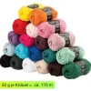 Set Baumwoll-Garn, 20 Farben à 50 g