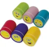 Set Dauer-Stempel „Lachende Gesichter“, 6-tlg.