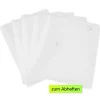 Set Dokumentenmappe A4 zum Abheften, 5-tlg., transparent farblos
