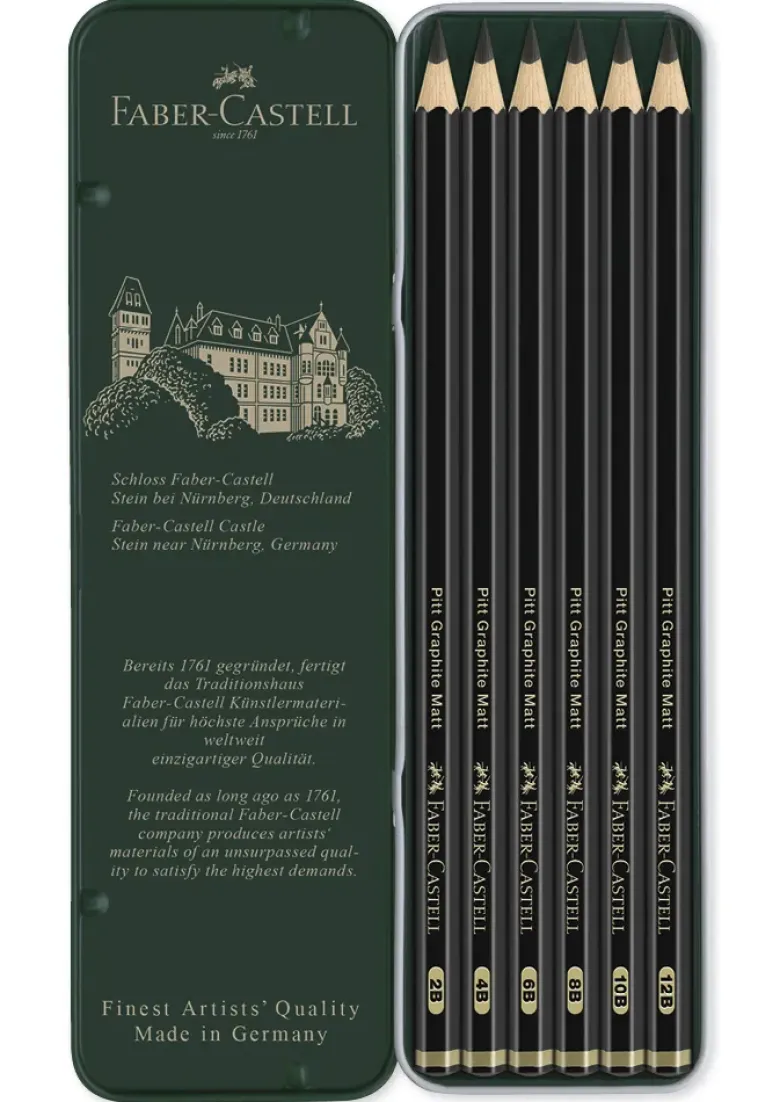 Set Faber-Castell "Pitt Graphite Matt", 6-tlg.