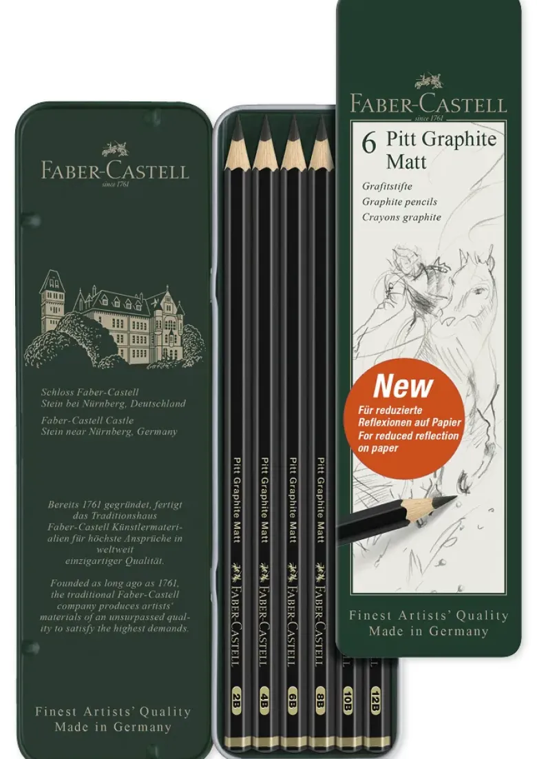 Set Faber-Castell "Pitt Graphite Matt", 6-tlg.
