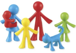 Set Familien-Figuren farbig sortiert, 24-tlg.