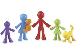 Set Familien-Figuren farbig sortiert, 72-tlg., in Dose