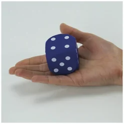 Set Flüster-Spielwürfel, 36-tlg., 4x4 cm, mit Augen, in Dose