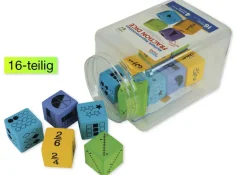 Set Flüster-Würfel "Brüche", 4,3 cm, 16-tlg.