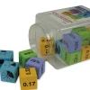 Set Flüster-Würfel "Bruch - Prozent - Dezimal", 4,3 cm, 16-tlg.