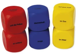 Set Flüster-Würfel 6-tlg. Deutsch