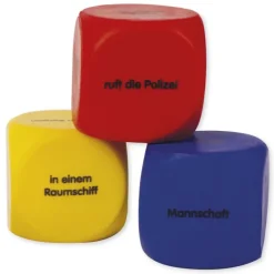 Set Flüster-Würfel 6-tlg. Deutsch
