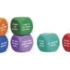 Set Flüster-Würfel 6-tlg. Englisch "Geschichten", 4 cm