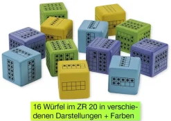 Set Flüster-Würfel "Zahlen-Darstellung", 16-tlg.