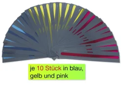 Set Folienstreifen "Leuchtzeile", 30-tlg., ca. 35x180 mm